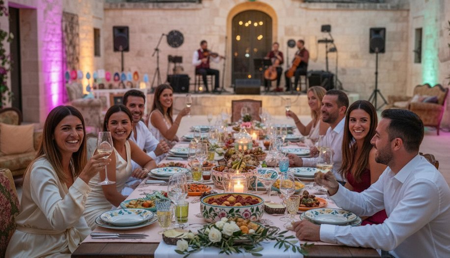 Puglia banquet food